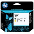 HP 72 - Printhead - 1 x Matte Black,Yellow